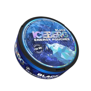 Iceberg Energy Pouches Black 150mg