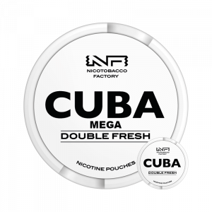 Cuba White Double Fresh Mega Can 16mg
